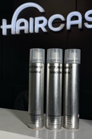 Butterfly shadow hairspray